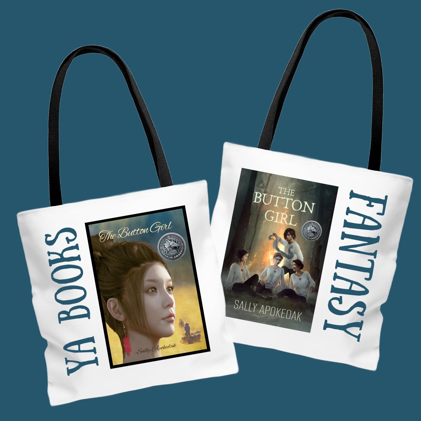 Custom Author Book Tote Bag