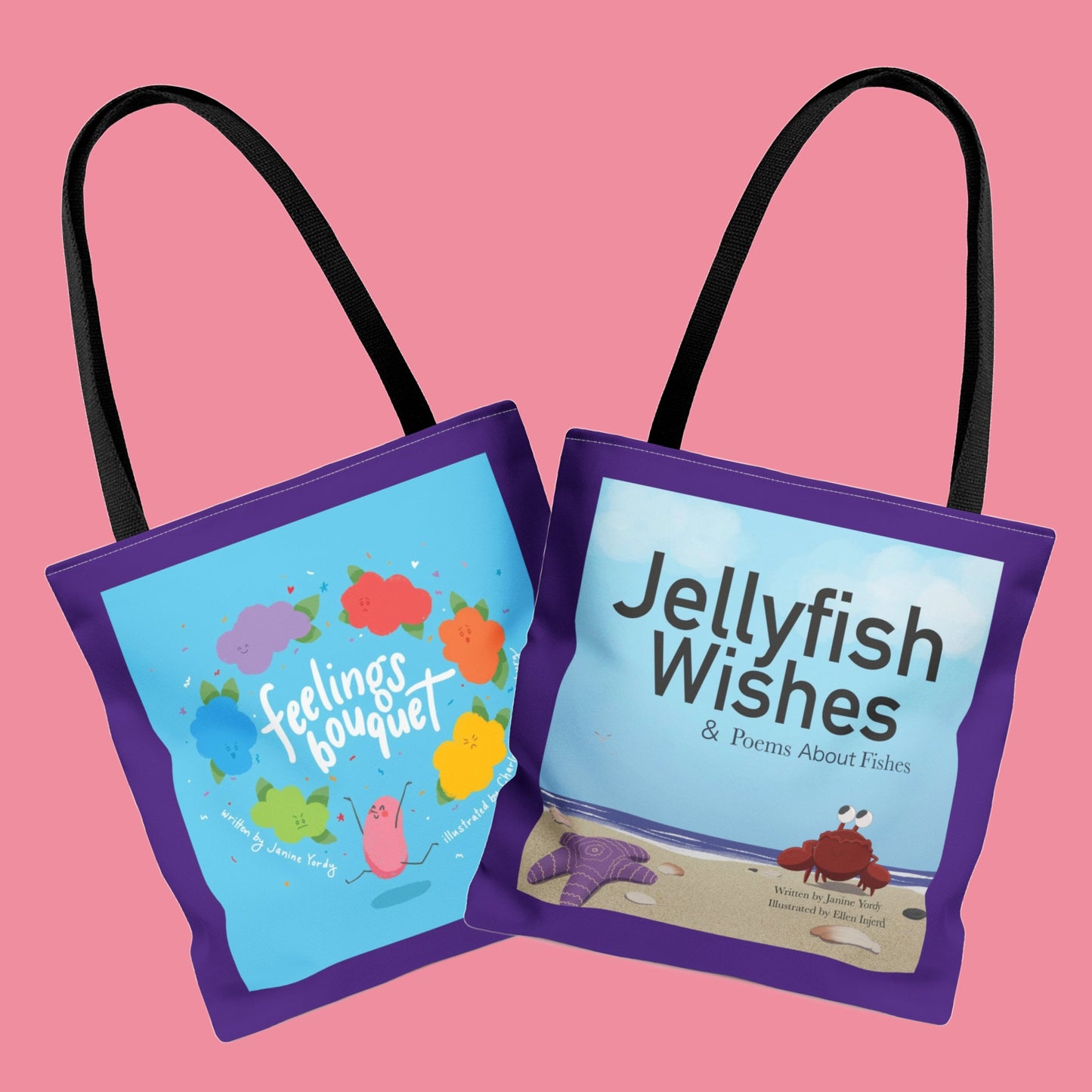 Custom Author Book Tote Bag
