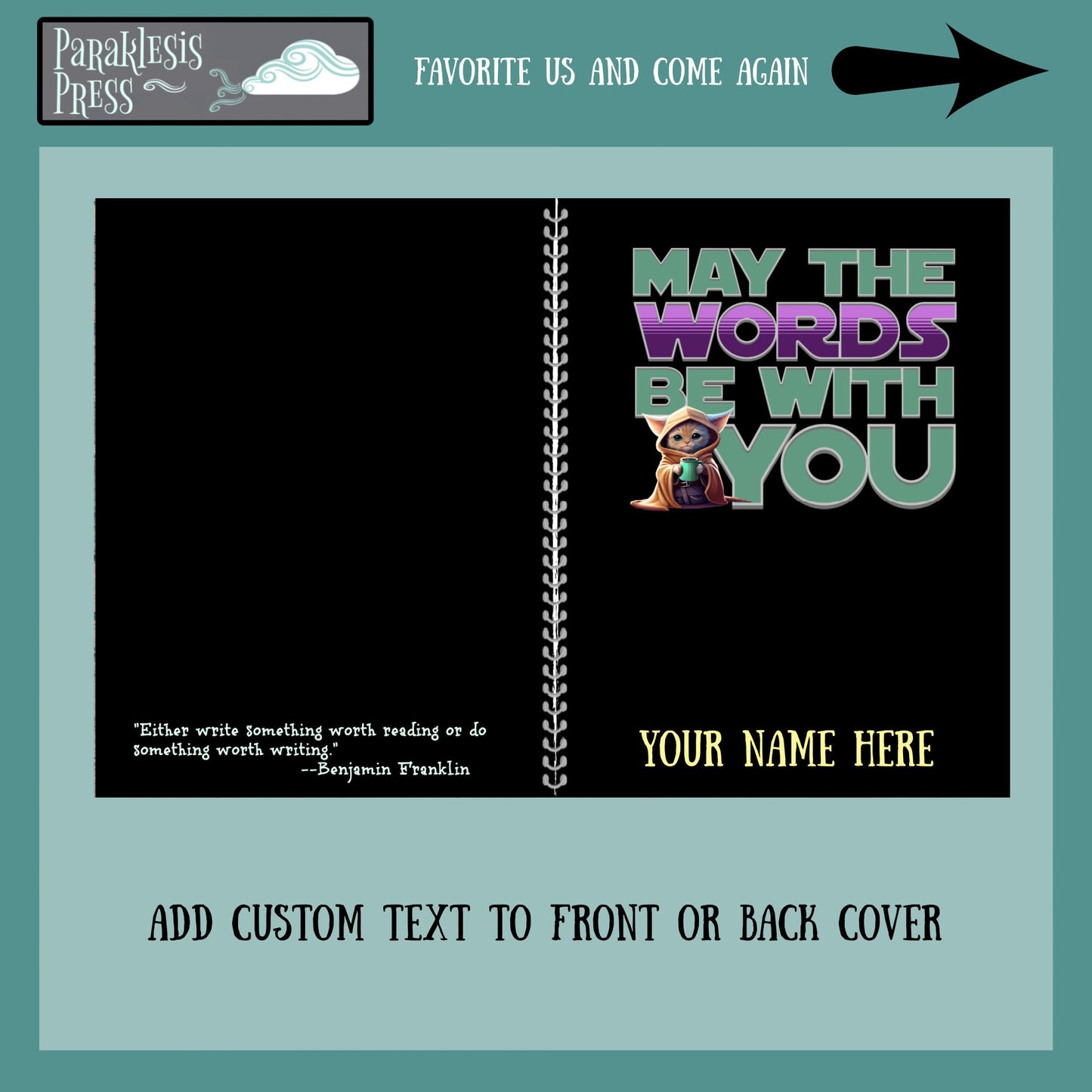 Customized Writer's Journal