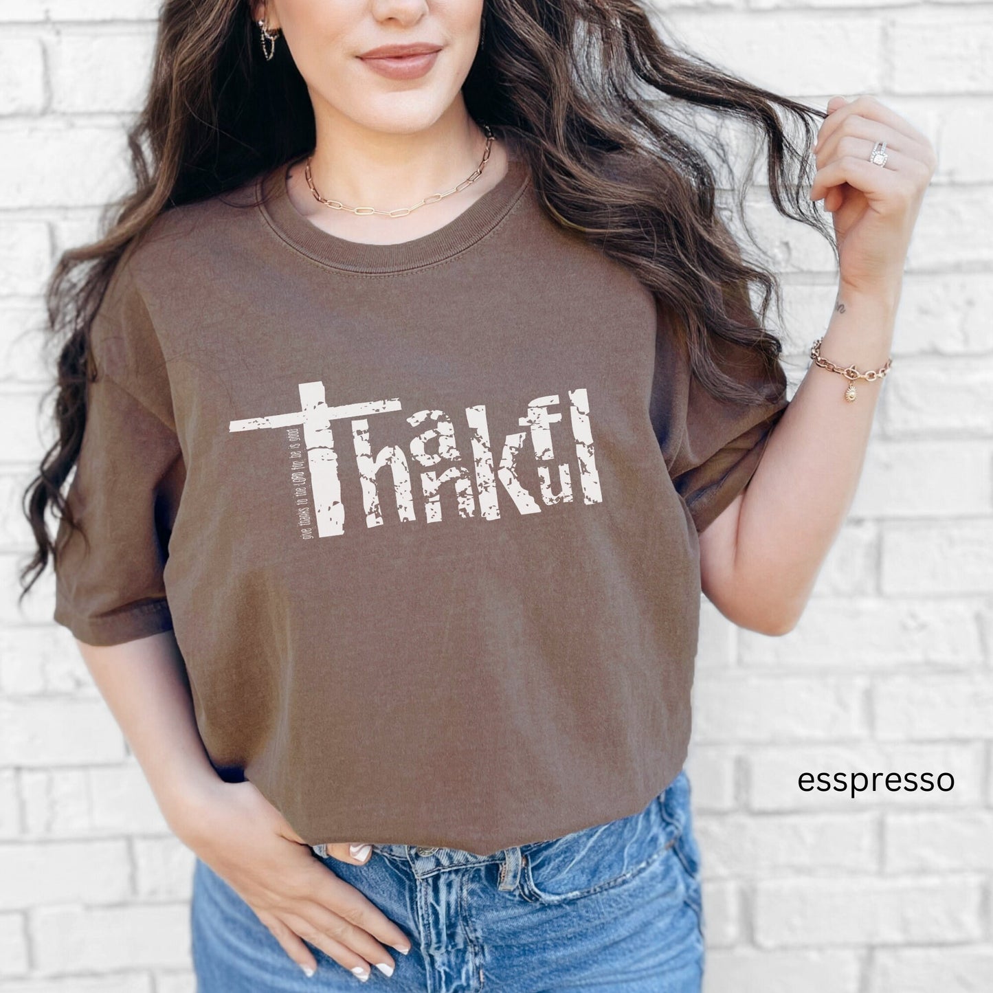 Christian Bible Verse Comfort Color Distressed Shirt