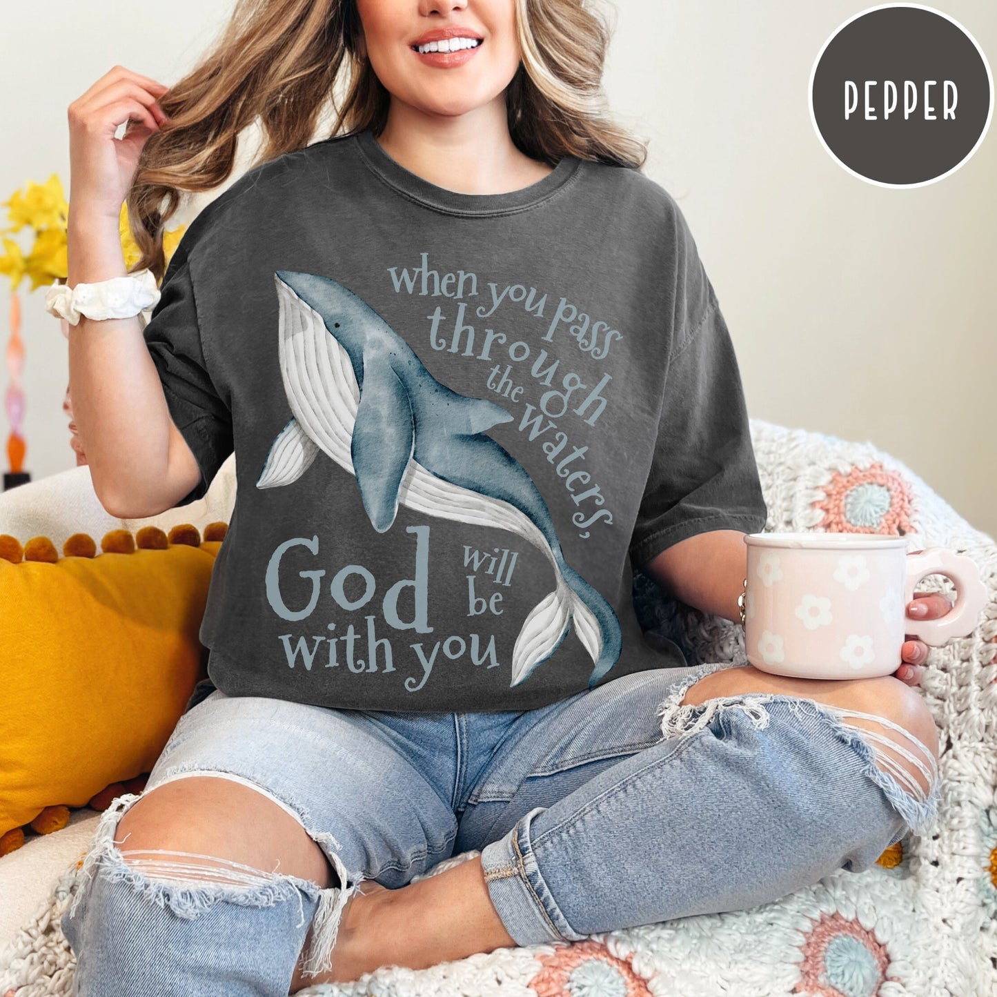 Bible Verse Comfort Color Shir for Christians