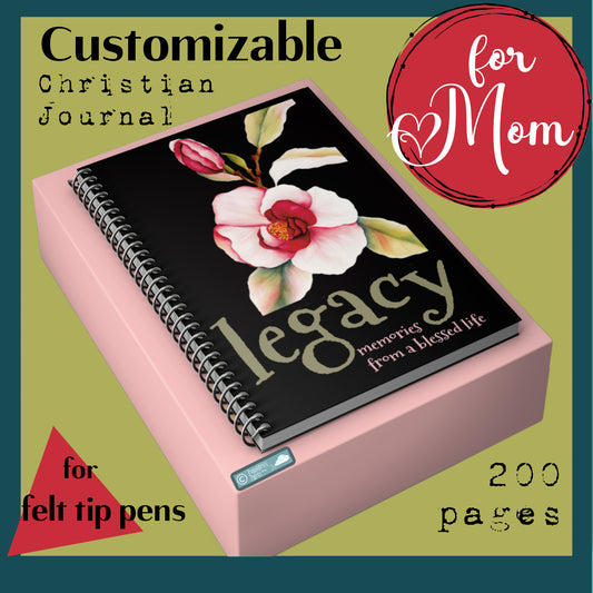 Custom Journal for Christian Mothers for Felt-Tip Pens