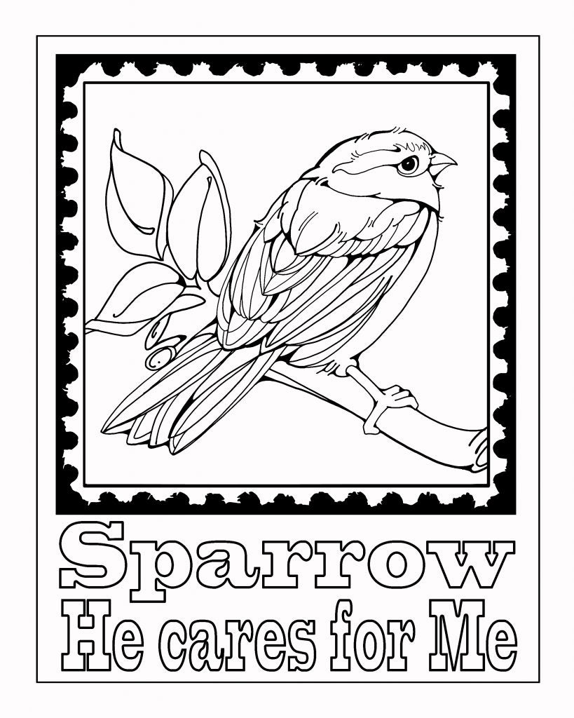 coloring page from Christian activity book for children 8-12