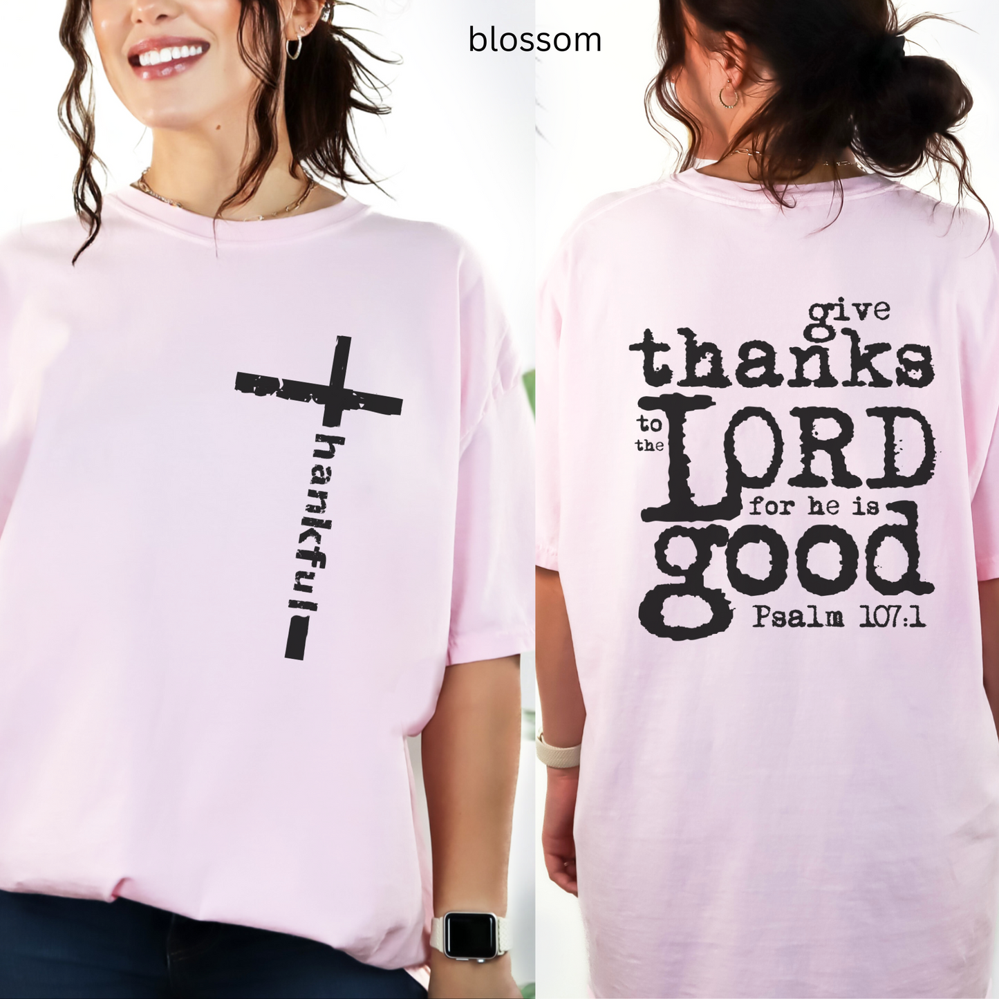 Bible Verse Shirt -- Comfort Color Distressed