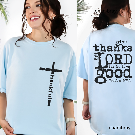 Bible Verse Shirt -- Comfort Color Distressed