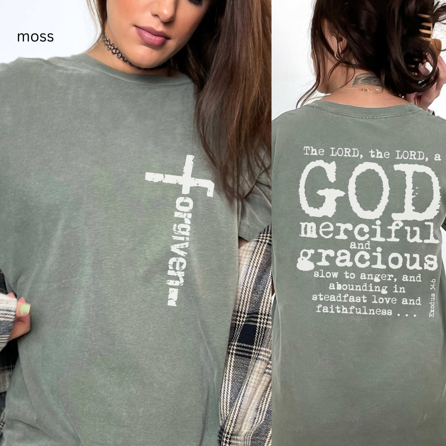 Christian Comfort Color Cross T-Shirt