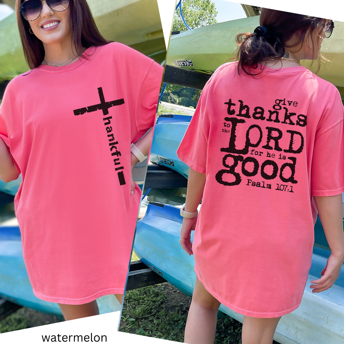 Bible Verse Shirt -- Comfort Color Distressed