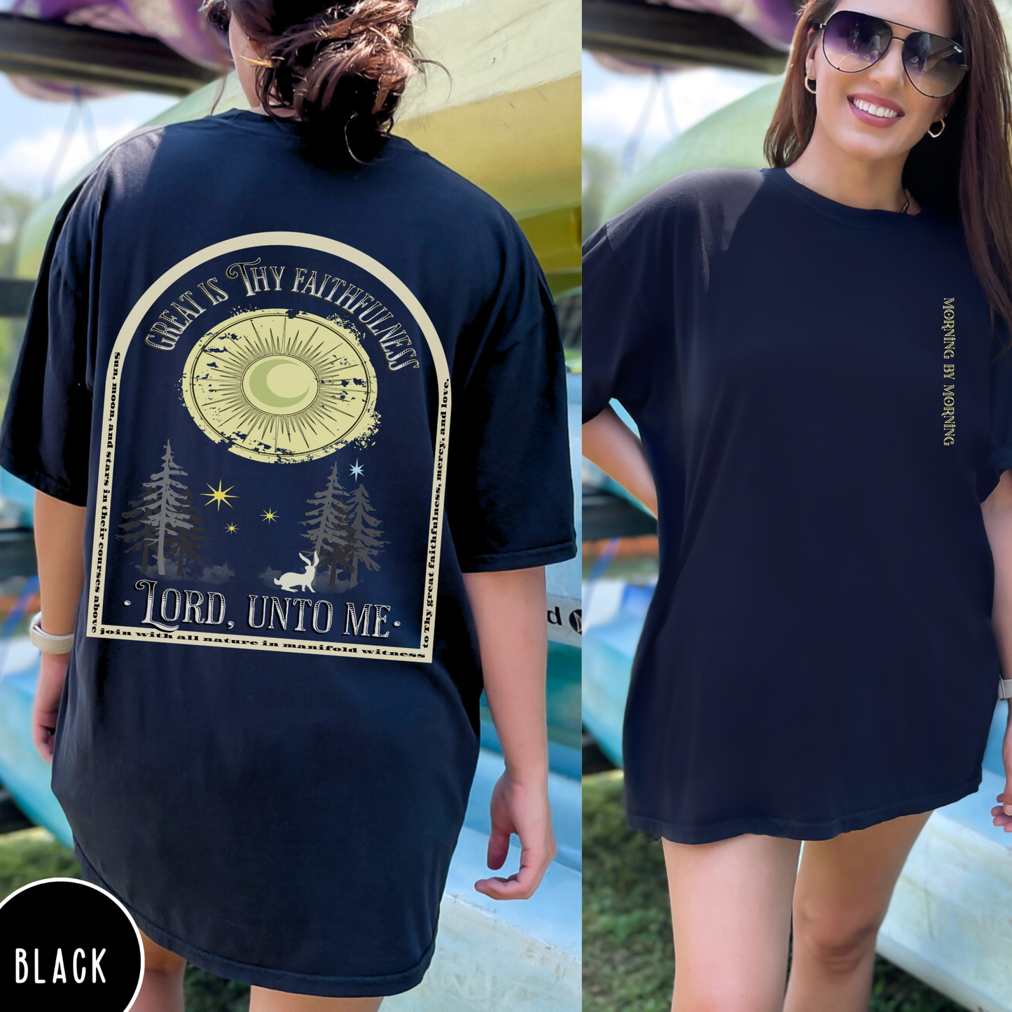Boho Christian Shirt/ Great is Thy Faithfulness