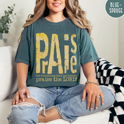 Christian Comfort Color Distressed Shirt for Christian Women and girls