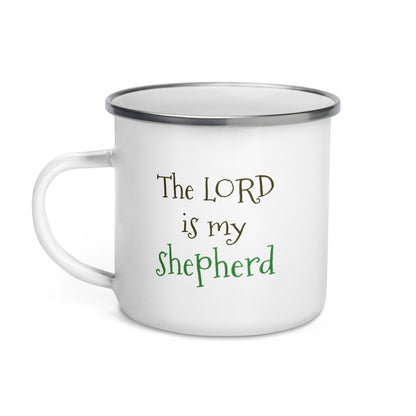 Enamel Mug The Lord is My Shepherd