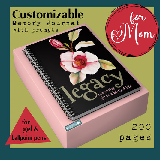 Custom Mother's Journal with Prompts