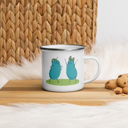 Enamel Mug, Toddler Mug, Picture Book Character, Friendship Mug