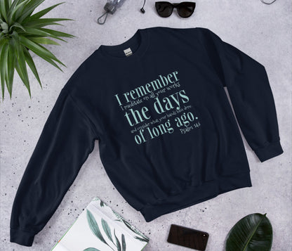 Christian sweatshirt --  Scripture Quote Shirt