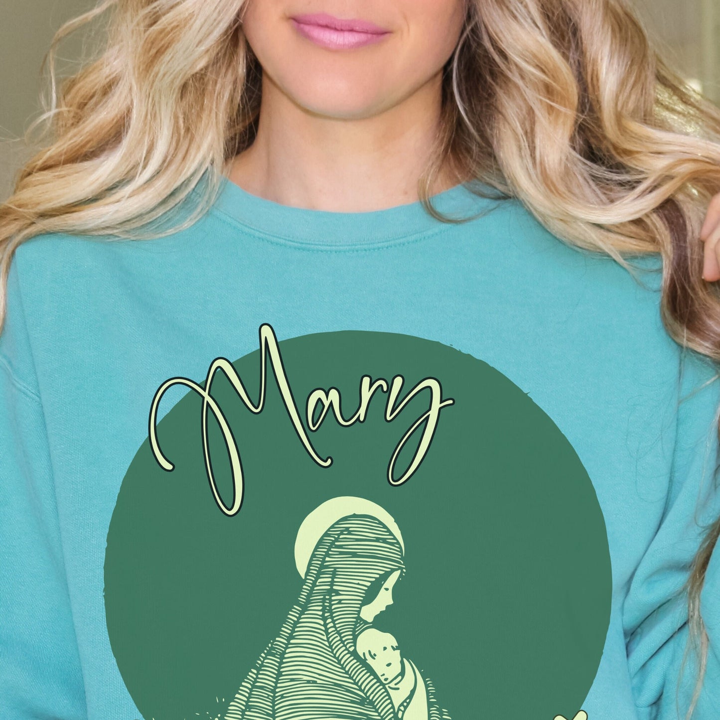 Mary and Bright Comfort Color Sweatshirt