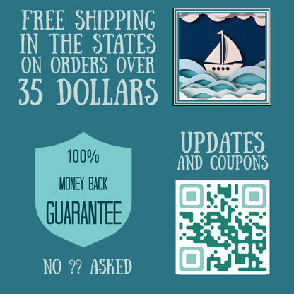 free shipping on orders over 35 dollars  and money-back guarantee and sign up for email updates