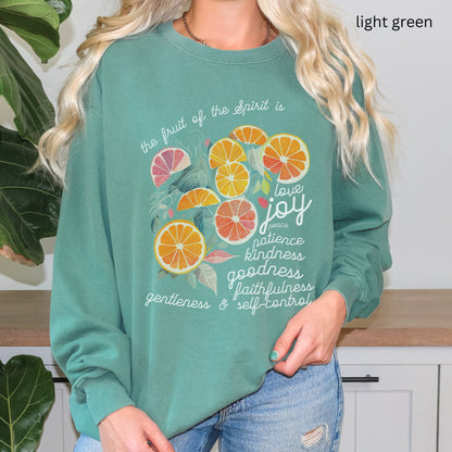 Comfort Color Fruit of the Spirit Christian Shirt