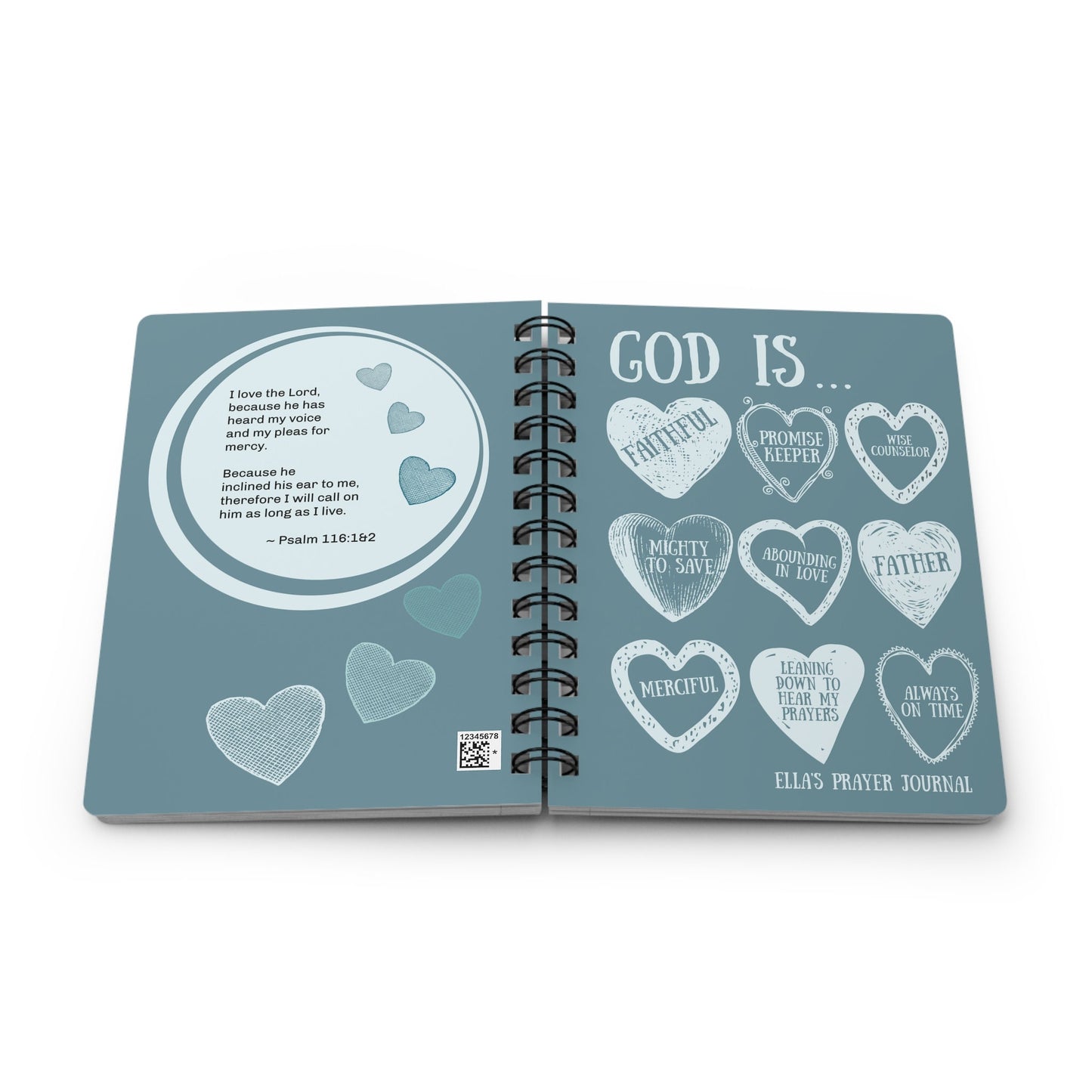 Custom Prayer Journal for Women | Personalized Journal | Devotional for Christians | Gratitude Journal | Gift for Her | Anxiety Journal