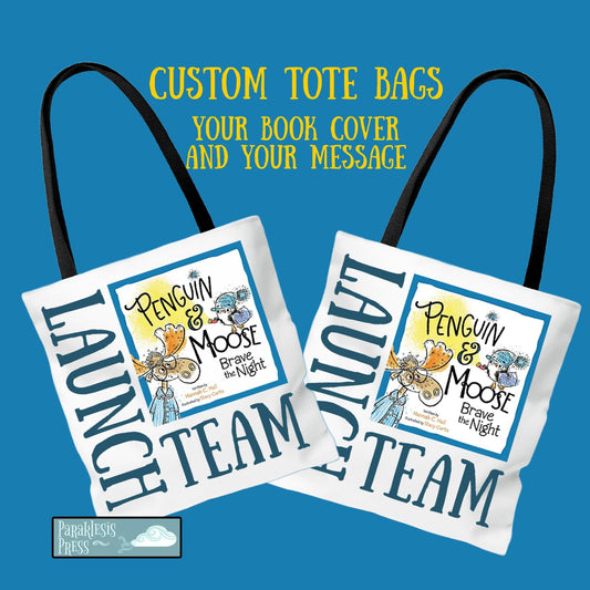 Custom Author Book Tote Bag