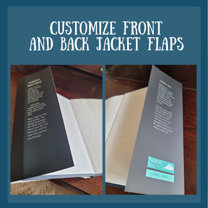 Custom Christian, Linen-Wrapped, Hardback Journal with Prompts