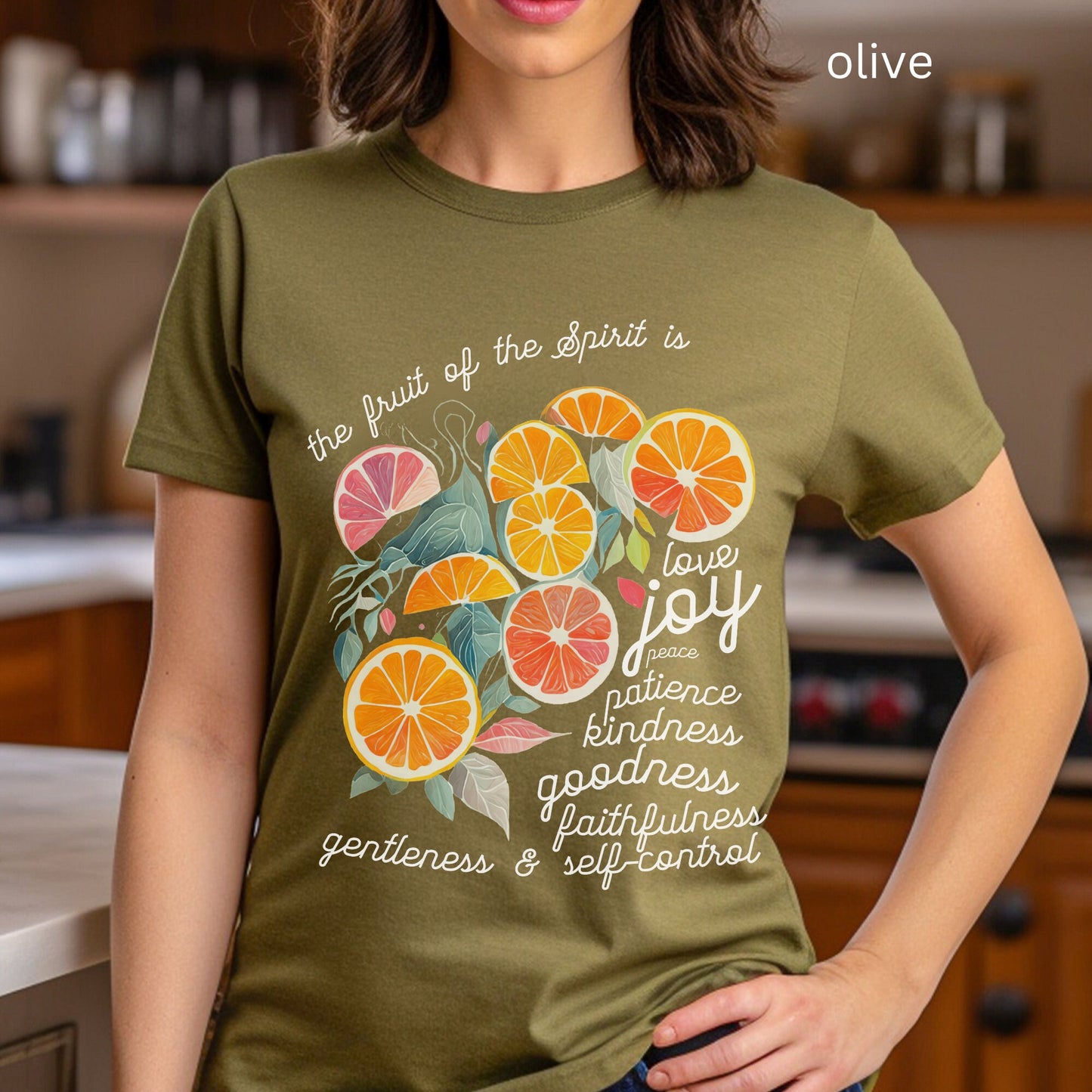 Fruit of the Spirit shirt | Christian fruits of the Spirit shirt | Scripture Shirt | Gift for Her | Cool and Comfy Bible T-Shirt |
