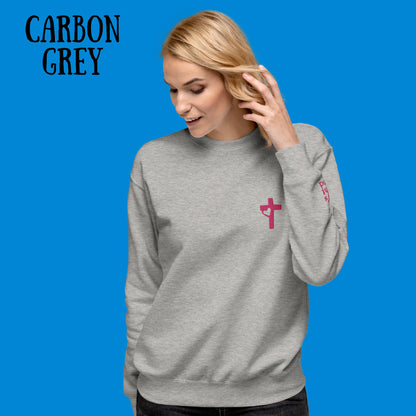 Embroidered Christian Sweatshirt