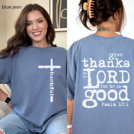 Bible Verse Shirt for Her -- Comfort Color Distressed