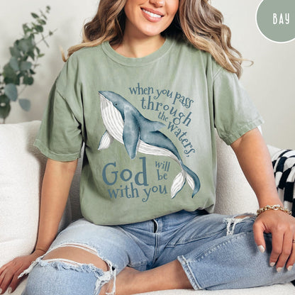 Bible Verse Comfort Colors Shirt for Christians