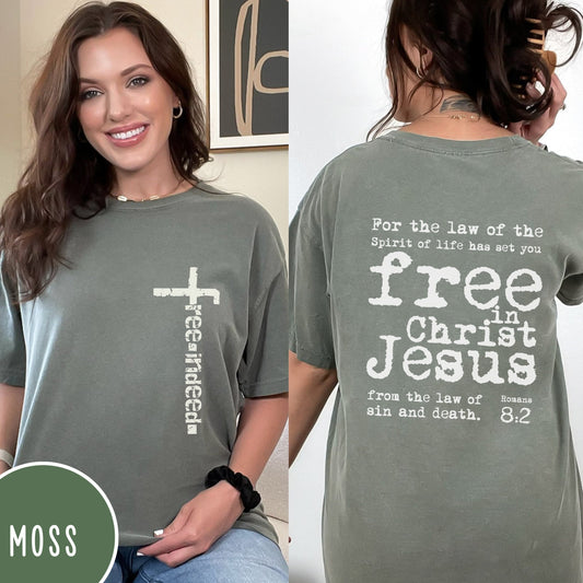 Christian Distressed-Look Scripture T-Shirt