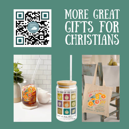 Christian Glass Can Tumbler