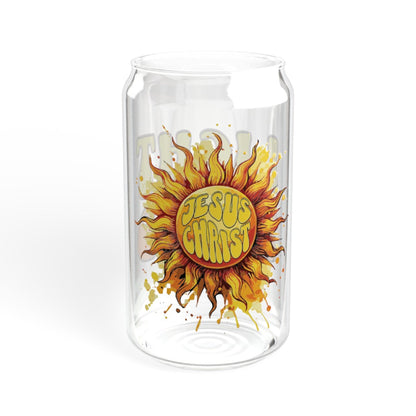 Christian Glass Can Tumbler