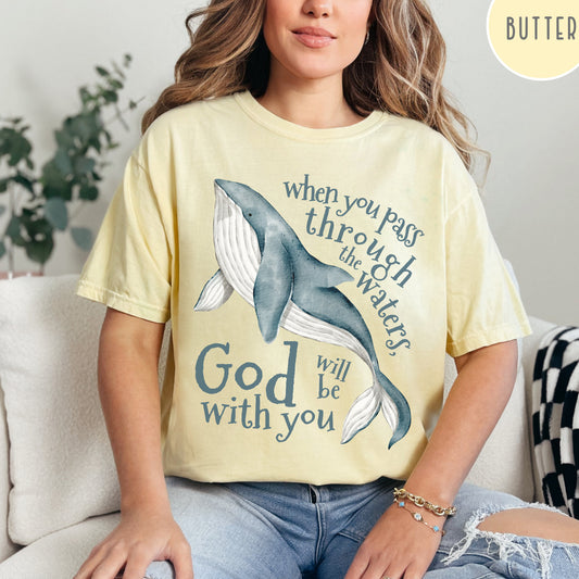 Bible Verse Comfort Color Shirt for Christians