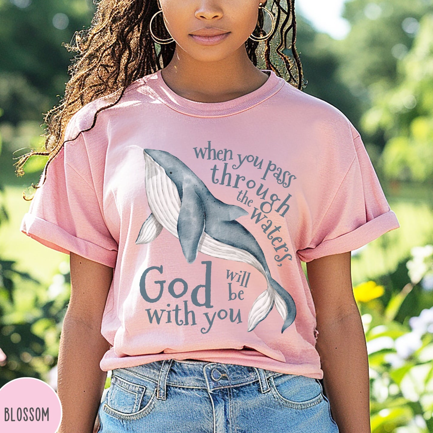 Bible Verse Comfort Color Shirt for Christians