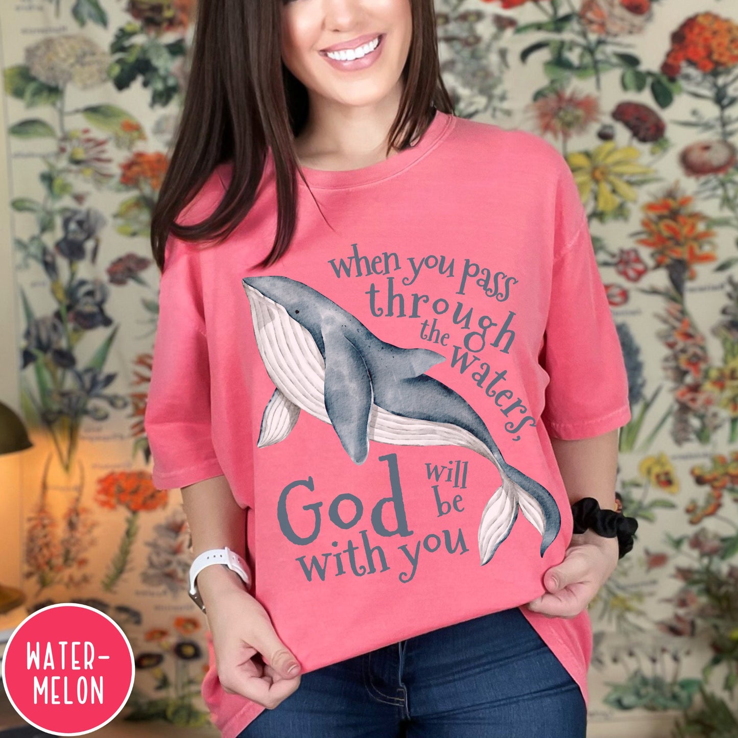 Bible Verse Comfort Colors Shirt for Christians