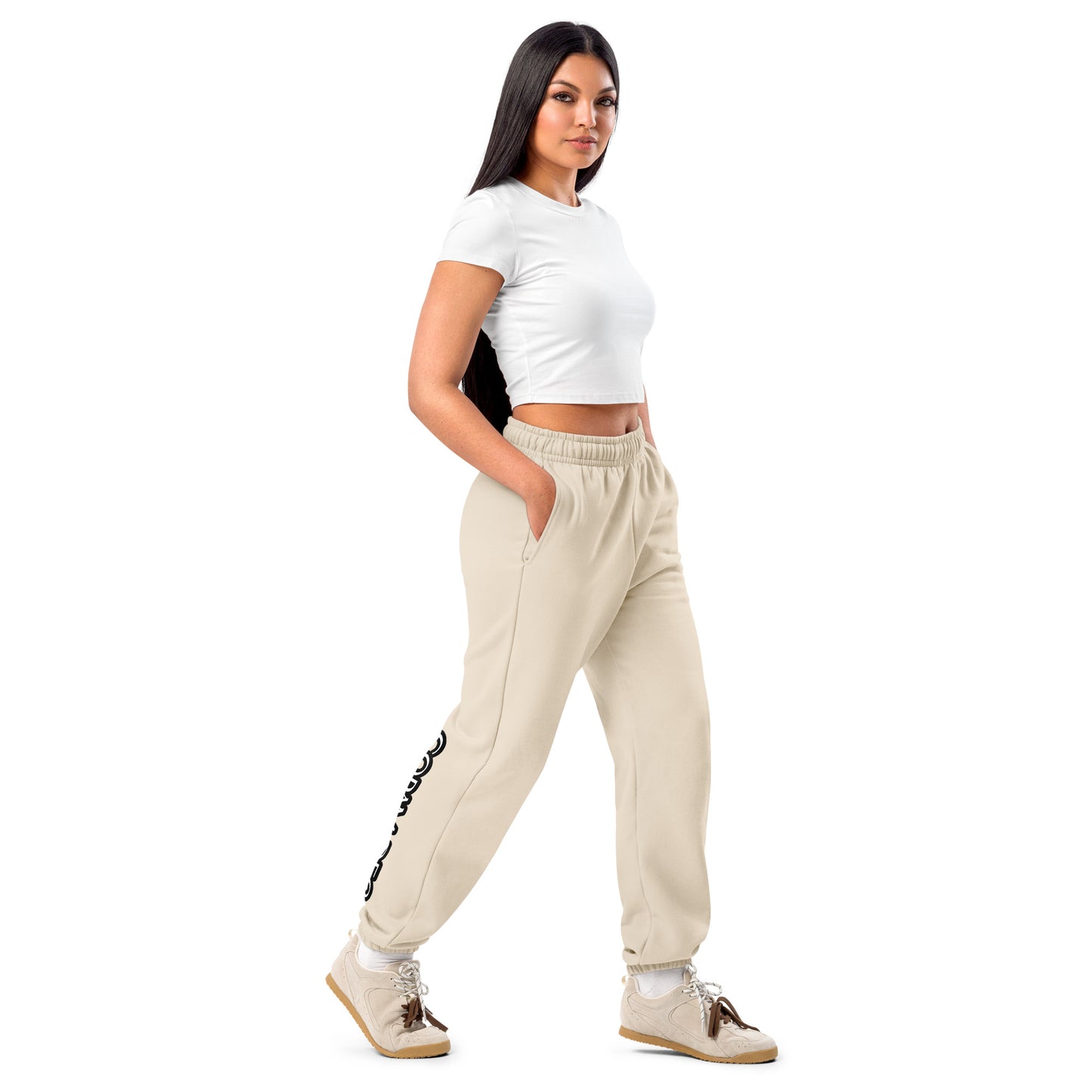 Embroidered Christian Sweatpants-- Coram Deo